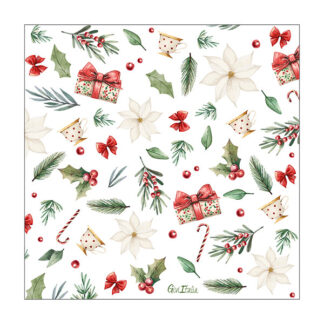 16 Servilletas un pequeño christmas
