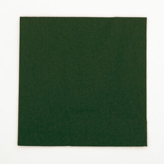 16 servilletas de verde oscuro