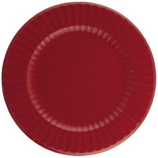 6 Bajoplatos decorativos rojos