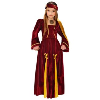 Princesa medieval (vestido y tocado con velo)