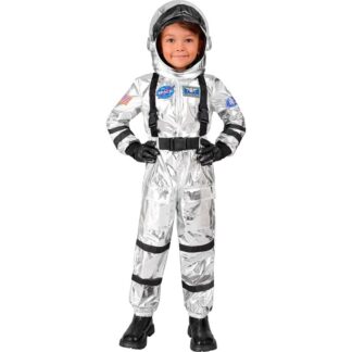 Astronauta de plata (mono y casco)