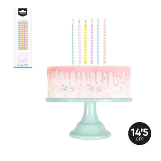 Vela decoradas extralargas colores