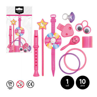 Surtido de juguetes para piñata premium rosa