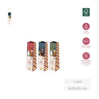 Bolsa vino carta Reyes Magos