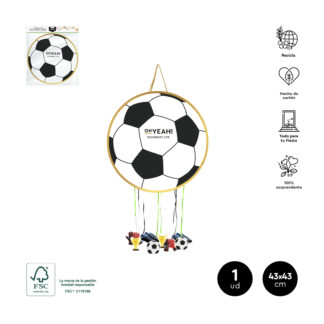 Piñata balón fútbol