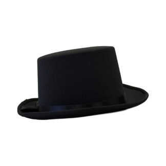 Sombrero chistera raso bombin