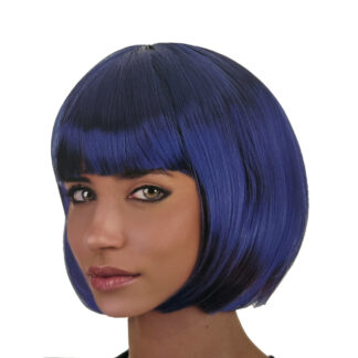 Peluca Top model Azul oscuro