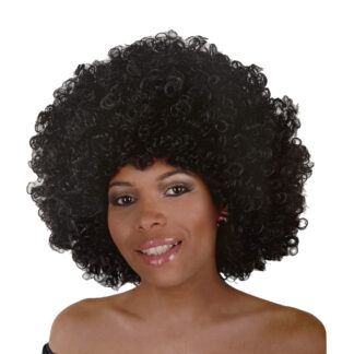 Peluca Afro Negra