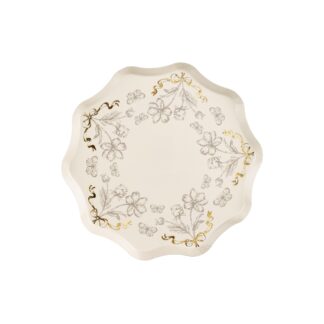 Platos Flores 20 cm mezcla