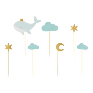 Adornos para cupcakes - Whale