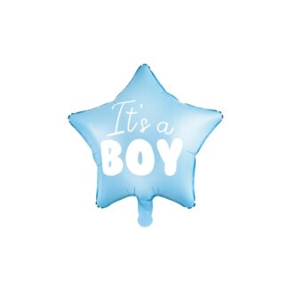 Estrella foil - Es un niño azul claro