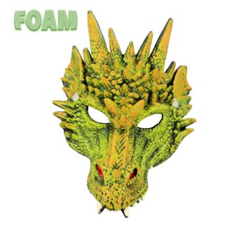 Media máscara foam dragón