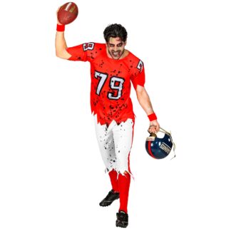 Disfraz futbolista americano zombire
