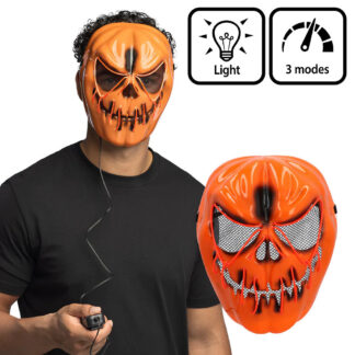 Máscara Calabaza LED