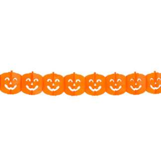 Guirnalda de Papel Calabaza