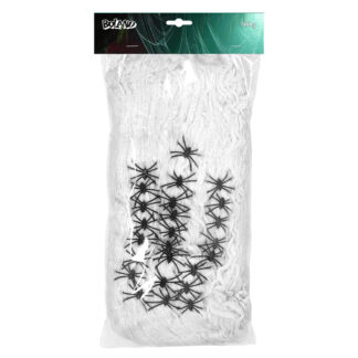 Telaraña con Arañas Blanca 500 g