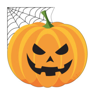 Servilletas forma de calabaza