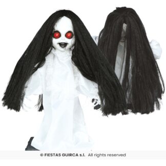 Muñeca poseída susto, luz y movimiento.