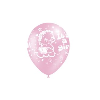 8 Globos It's a girl