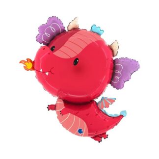 Globo foil 29" 74 cm Dragón Divertido