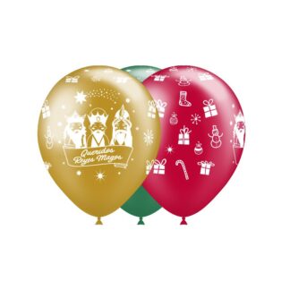 8 Globos Metal Surtidos