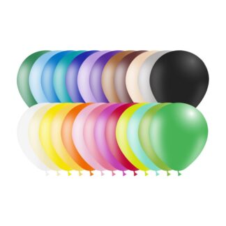 Bolsa 50 globos 30cm Colores surtidos