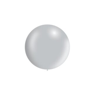 Globo metalizado 180 cm Plata