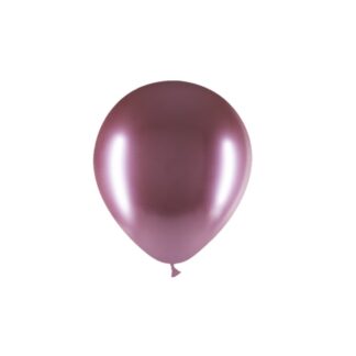 Bolsa 50 globos brillantes 94 cm malva