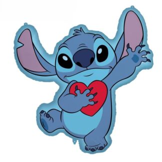 Globo Foil 75x86 cm Stitch Corazón