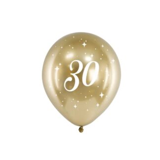 Globos glossy 30 años 30 cm