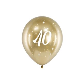 Globos glossy 40 años 30 cm