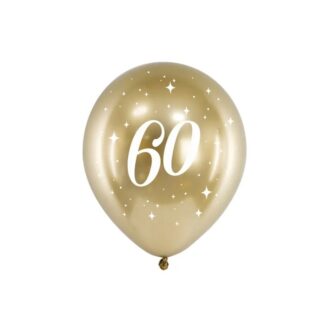 Globos glossy 60 años 30 cm