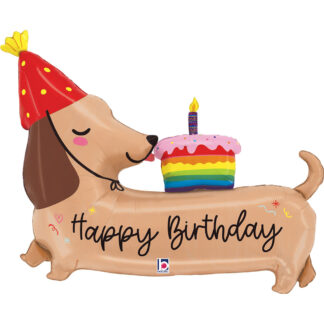 Globo perro salchicha fiesta cumpleaños