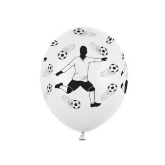 6 Globos látex futbolista 30 cm