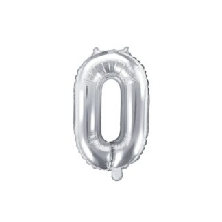 Globo foil nro0 35cm plata