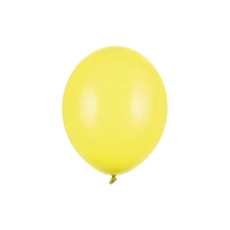 Bolsa de 50 globos látex color limón