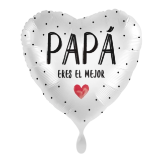 Globo foil corazón papá eres el mejor, día del padre