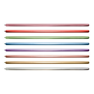 50 Globos modelar cromado serpentex
