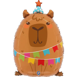 Globo capibara de fiesta