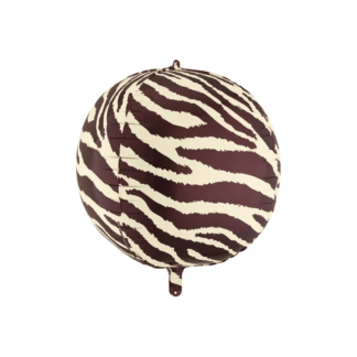 Globo foil Cebra Rayas Pelota, 75 cm