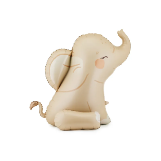 Globo foil Elefante, 84x90 cm, beige
