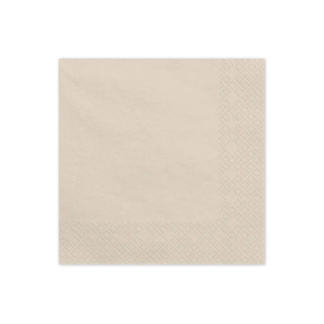 Servilletas de papel, beige