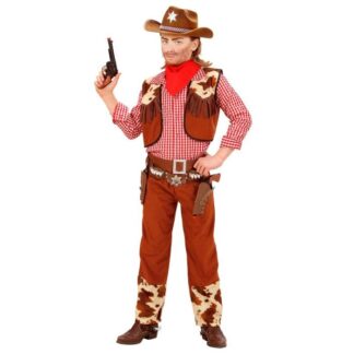 Vaquero (camisa/chaleco/ pantalón/cinturón/bandana)