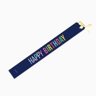 Banda Happy Birthday 150x10Cm PVC 1 Ud