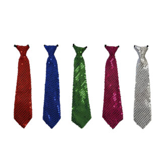 Corbata Lentejuelas Colores Surt.