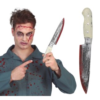 Cuchillo cocina con sangre 33cms