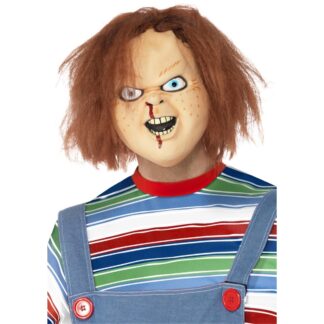 Máscara de látex de Chucky, marrón