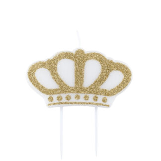 Velas corona oro cm 8x4.5