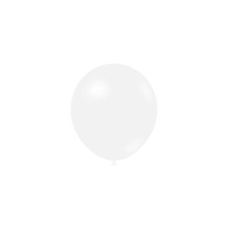 100 globos 13cm blanco