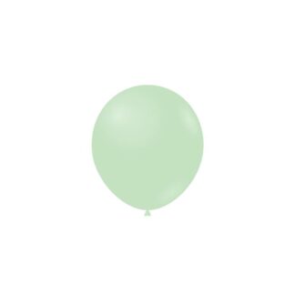 100 globos 13cm verde pastel